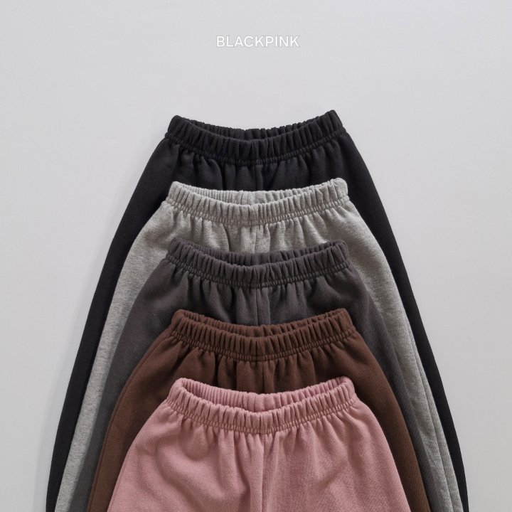 Black Pink - Korean Children Fashion - #childrensboutique - Autumn Basic Jogger Pants - 5