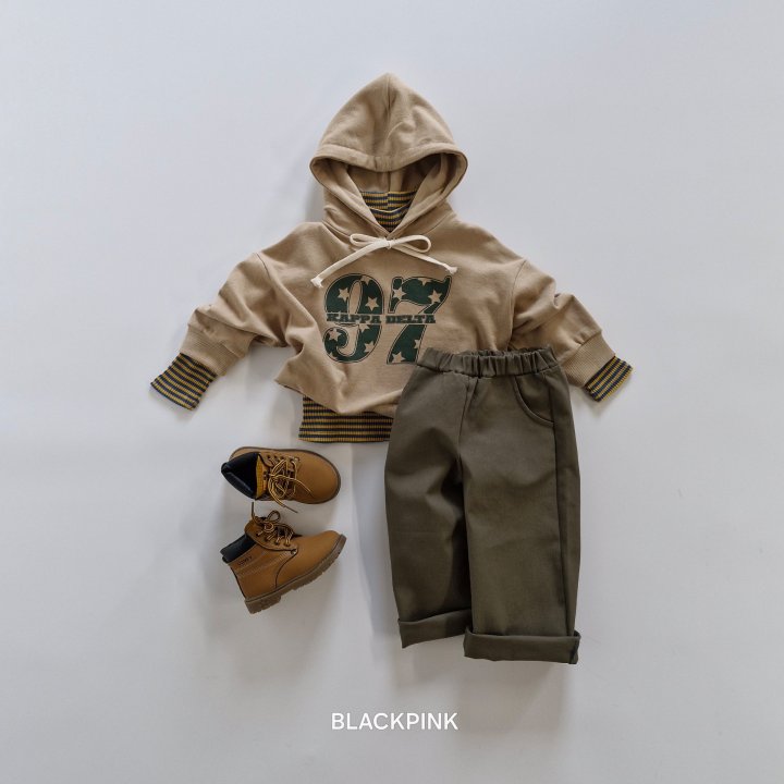 Black Pink - Korean Children Fashion - #childofig - 97 Hoodie Sweatshirt - 4