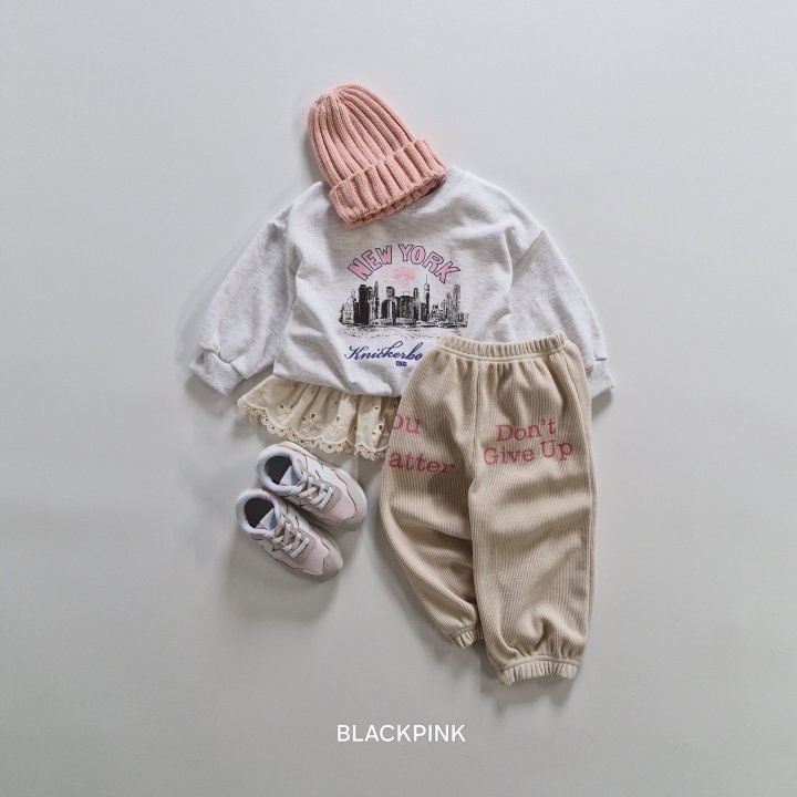 Black Pink - Korean Children Fashion - #childrensboutique - New York Sweatshirt - 11