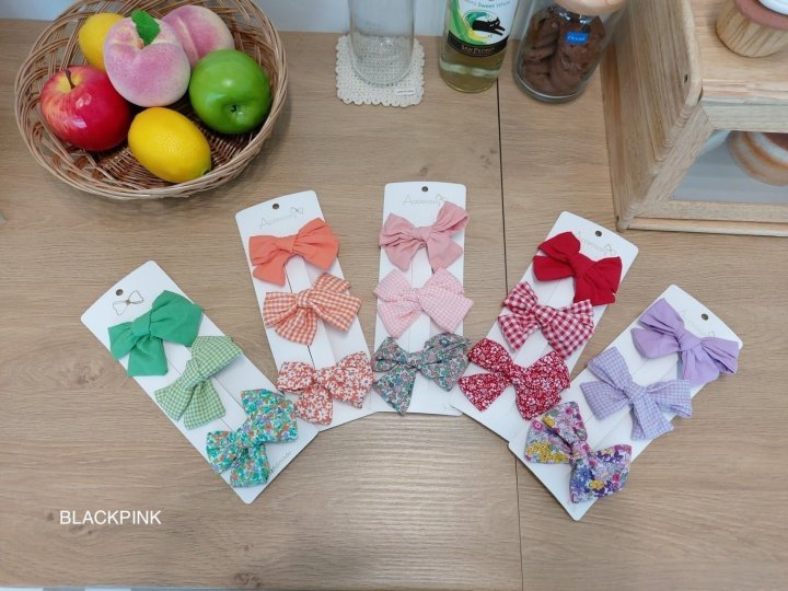 Black Pink - Korean Children Fashion - #childrensboutique - It’s You Ribbon (set of 3) - 4