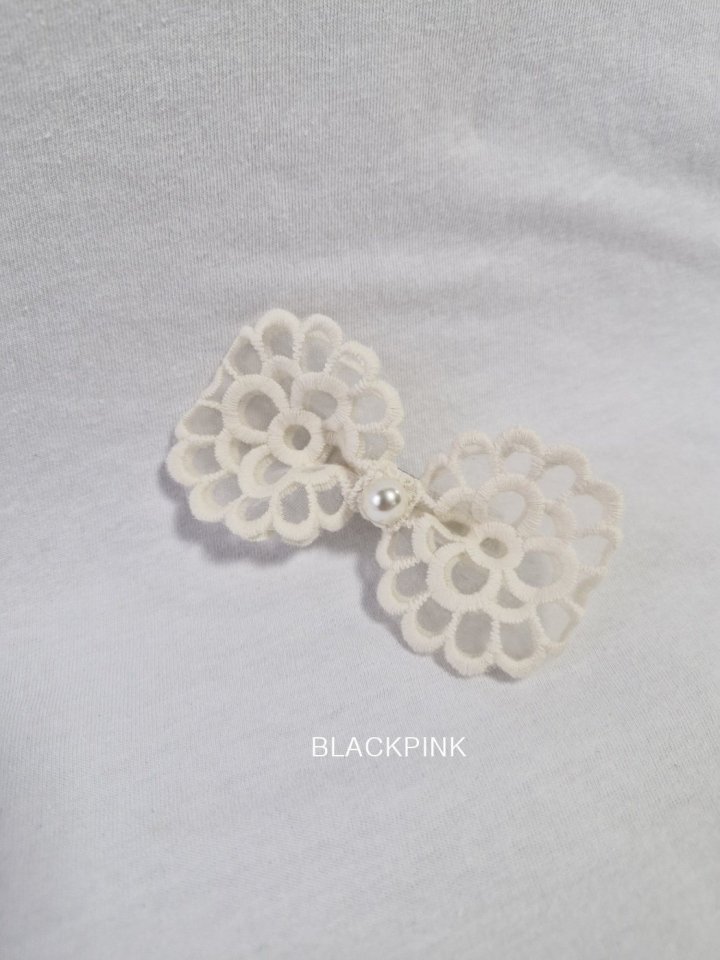 Black Pink - Korean Children Fashion - #designkidswear - Eva Lace Pin - 5