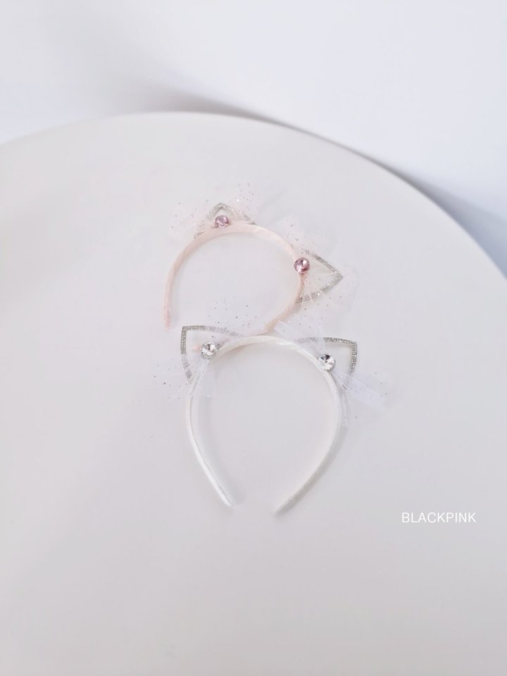 Black Pink - Korean Children Fashion - #designkidswear - Cat Jewel Headband - 10