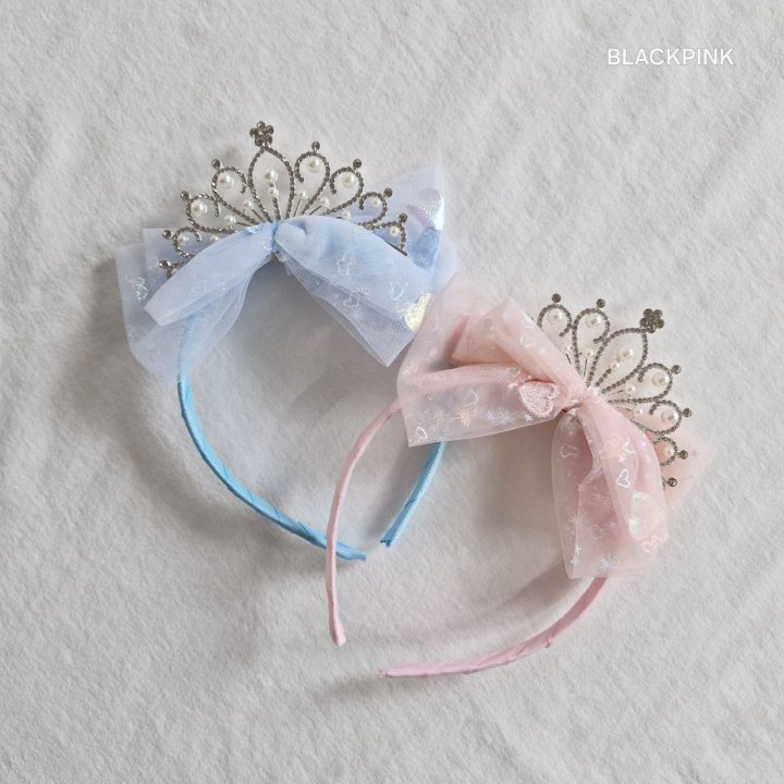 Black Pink - Korean Children Fashion - #designkidswear - Heart Crown Headband - 3