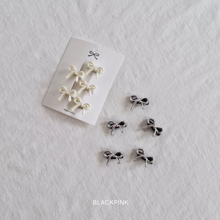 Black Pink - Korean Children Fashion - #designkidswear - Tiny Ribbon (set of 5) - 7