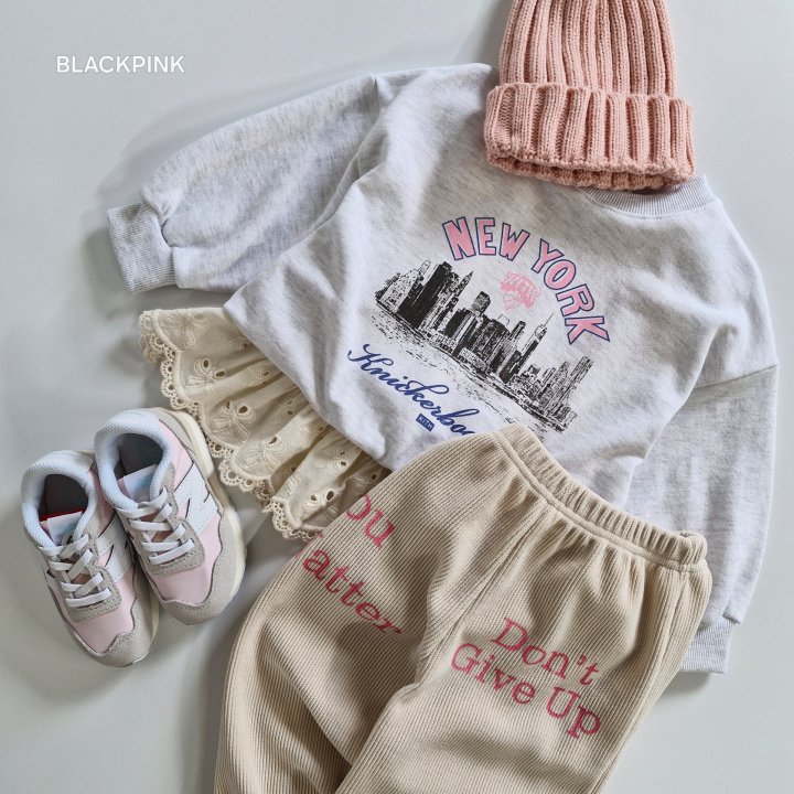 Black Pink - Korean Children Fashion - #designkidswear - New York Sweatshirt - 12