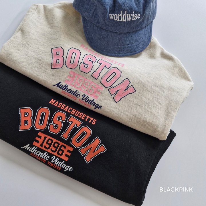 Black Pink - Korean Children Fashion - #designkidswear - Boston Sweatshirt - 4
