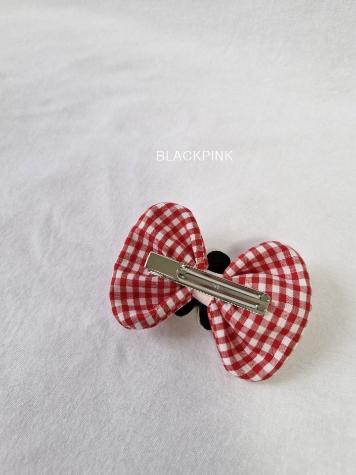 Black Pink - Korean Children Fashion - #discoveringself - Smile Check Ribbon - 8