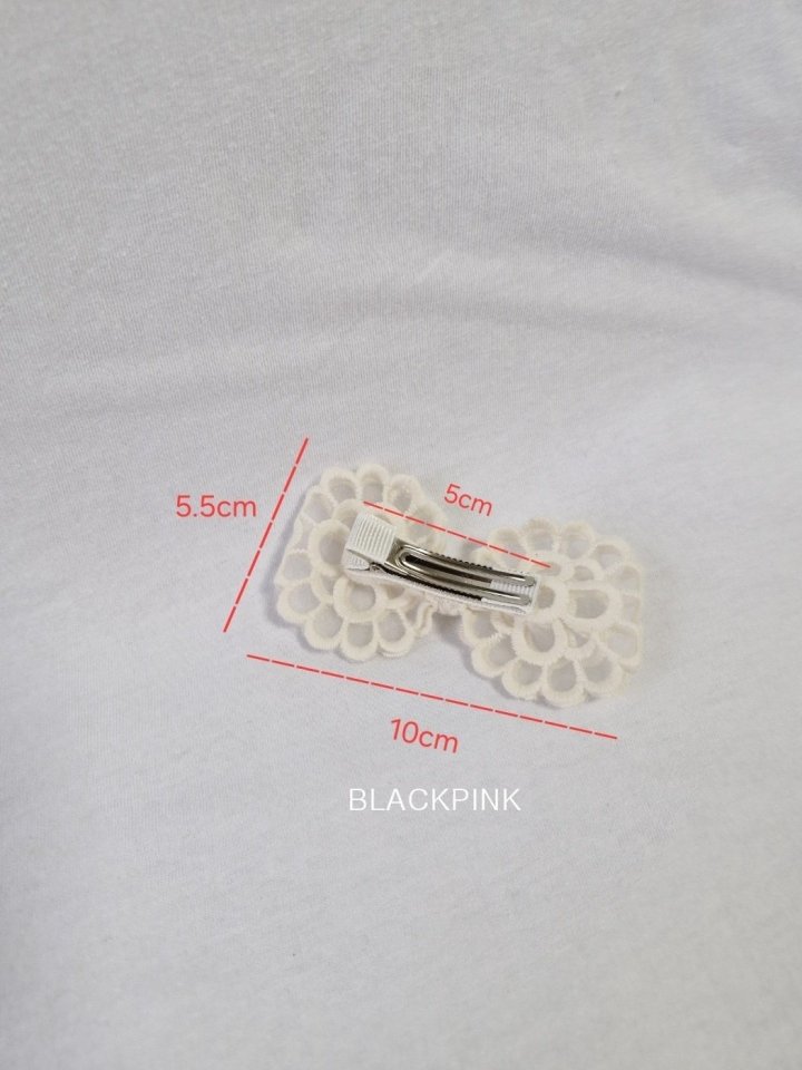 Black Pink - Korean Children Fashion - #discoveringself - Eva Lace Pin - 6