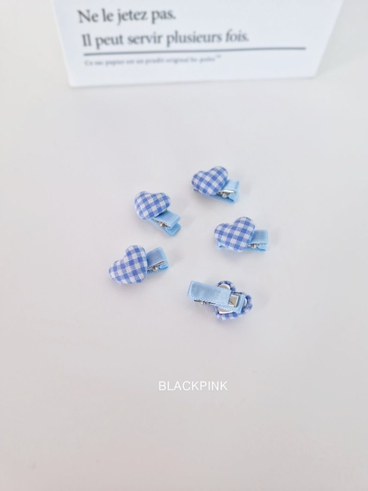 Black Pink - Korean Children Fashion - #discoveringself - Mini Heart Bean Set - 12