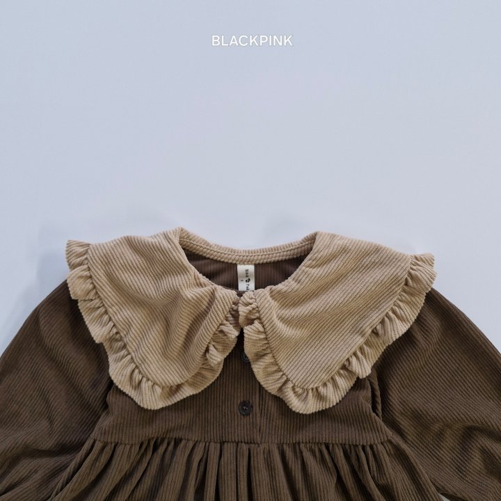 Black Pink - Korean Children Fashion - #fashionkids - Jetty Corduroy One-piece - 12