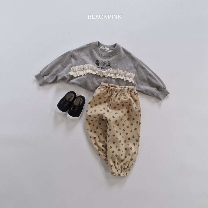 Black Pink - Korean Children Fashion - #fashionkids - Morden Lace Sweatshirt - 9