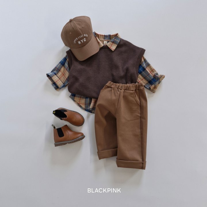 Black Pink - Korean Children Fashion - #fashionkids - Aurora Knit Vest - 7