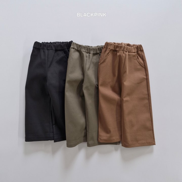 Black Pink - Korean Children Fashion - #fashionkids - Eloi Straight Pants - 5
