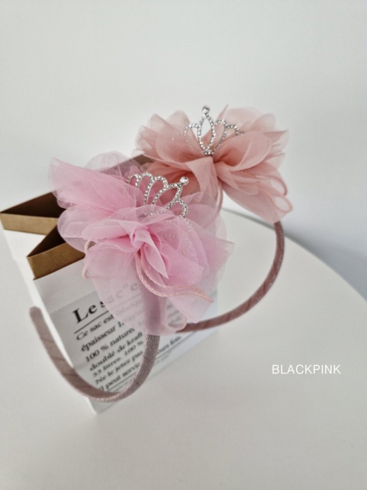 Black Pink - Korean Children Fashion - #fashionkids - Tiara Headband - 7