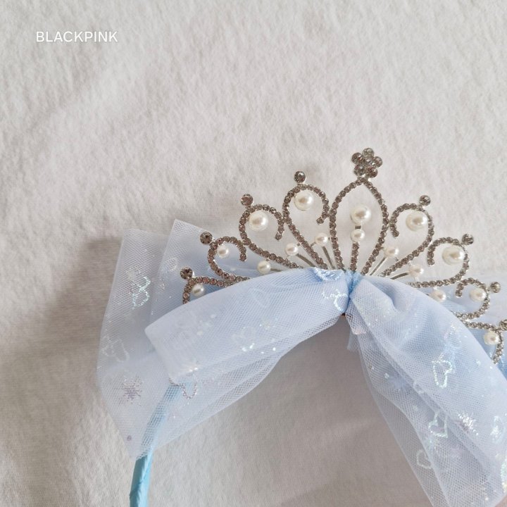 Black Pink - Korean Children Fashion - #fashionkids - Heart Crown Headband - 5