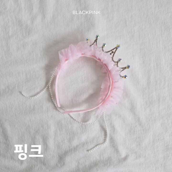 Black Pink - Korean Children Fashion - #discoveringself - Pearl Tiara Headband - 4
