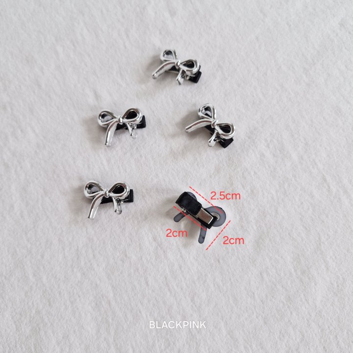 Black Pink - Korean Children Fashion - #fashionkids - Tiny Ribbon (set of 5) - 9