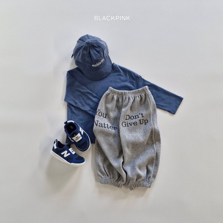 Black Pink - Korean Children Fashion - #fashionkids - AUTUMN Basic Tee - 10