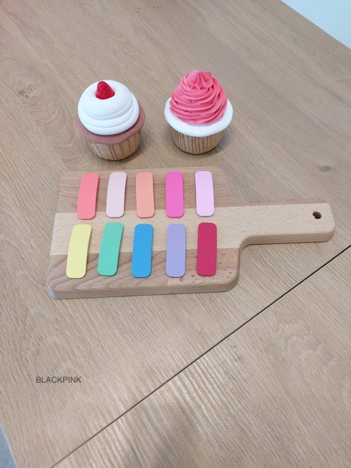 Black Pink - Korean Children Fashion - #kidsshorts - Macaron Snap Clip - 5