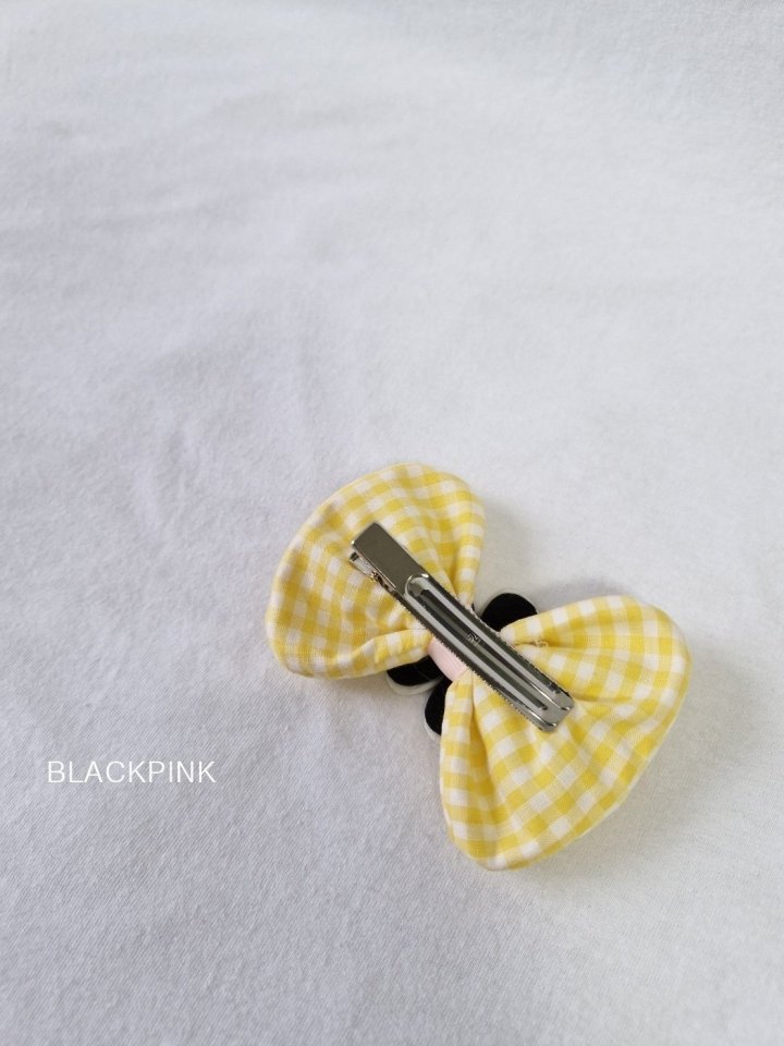 Black Pink - Korean Children Fashion - #kidsshorts - Smile Check Ribbon - 10