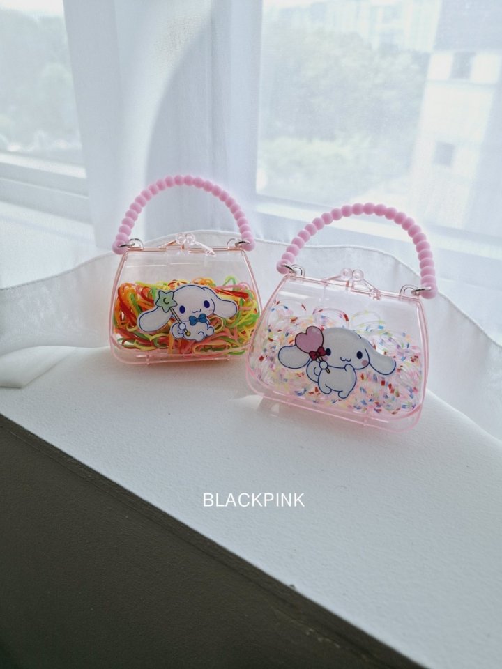 Black Pink - Korean Children Fashion - #kidsshorts - Cinnamoroll Hair Tie - 2