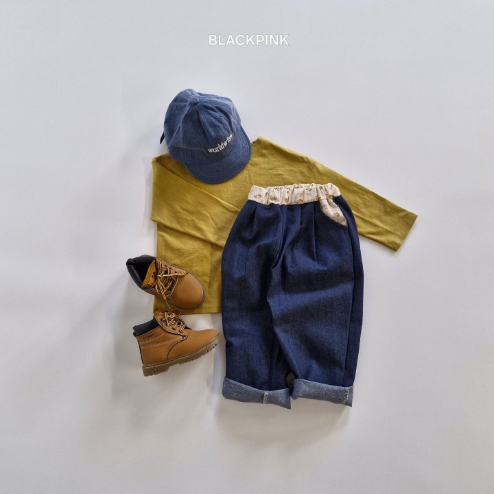 Black Pink - Korean Children Fashion - #kidsshorts - AUTUMN Basic Tee - 11