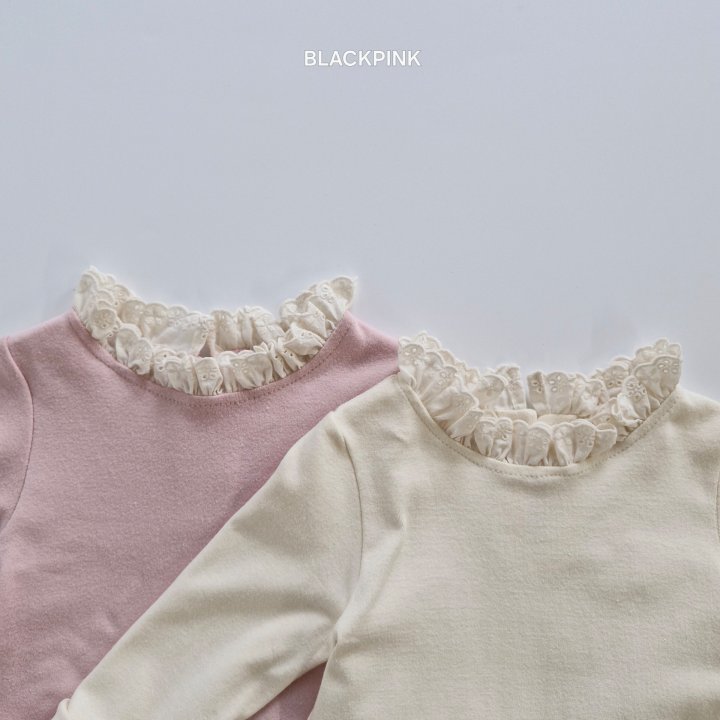 Black Pink - Korean Children Fashion - #kidsshorts - Lace Mini One-piece - 4