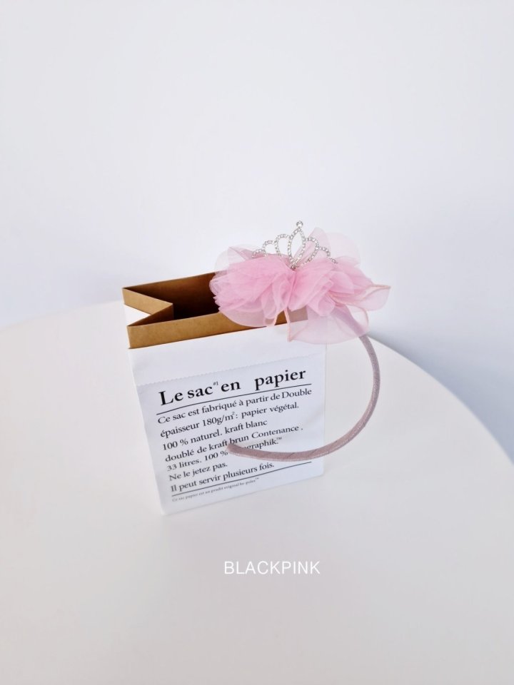 Black Pink - Korean Children Fashion - #kidsstore - Tiara Headband - 9