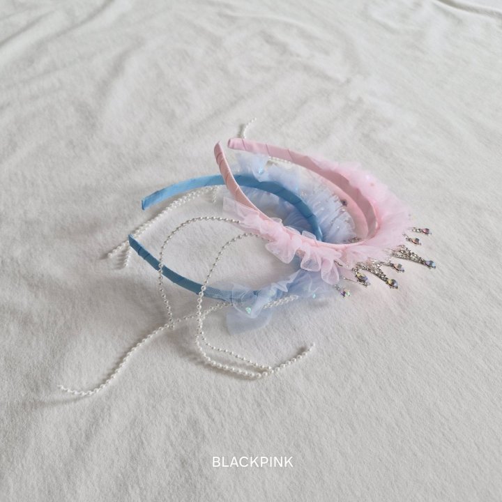 Black Pink - Korean Children Fashion - #kidsstore - Pearl Tiara Headband - 6