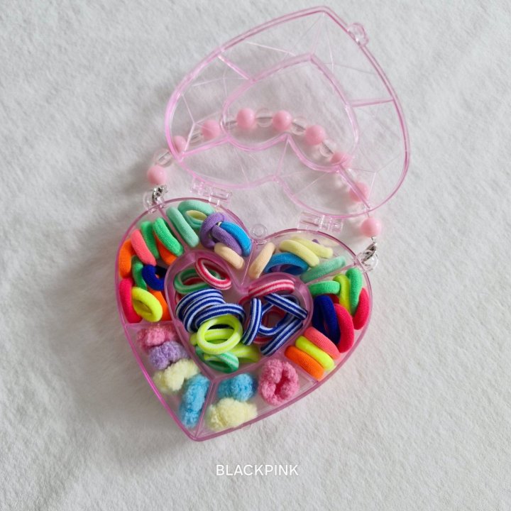 Black Pink - Korean Children Fashion - #kidsstore - Heart Bag - 5