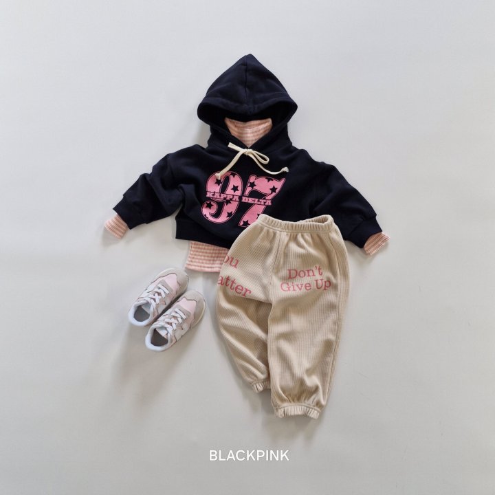 Black Pink - Korean Children Fashion - #kidsstore - 97 Hoodie Sweatshirt - 9