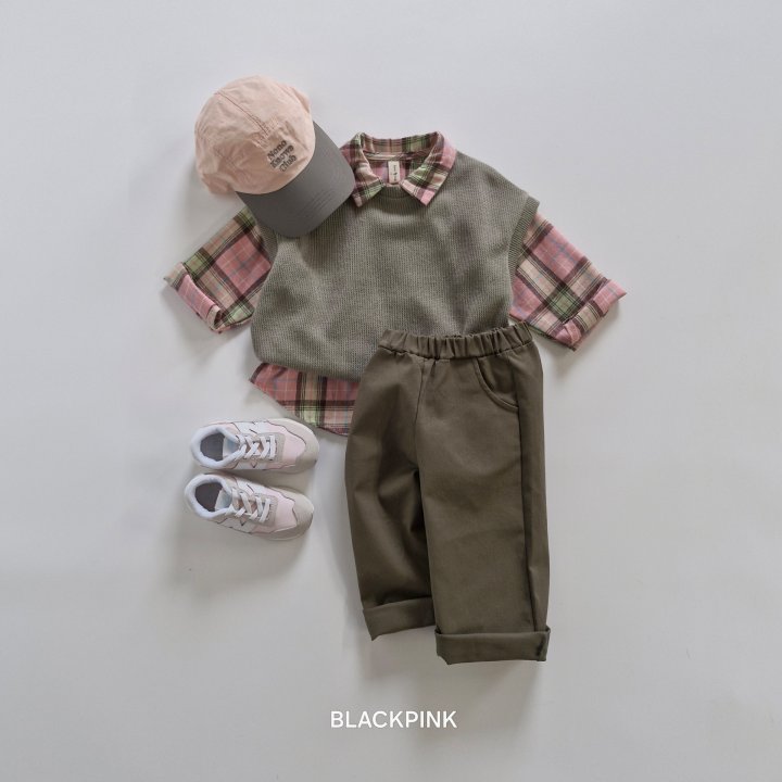 Black Pink - Korean Children Fashion - #kidzfashiontrend - Bright Check Shirt - 9