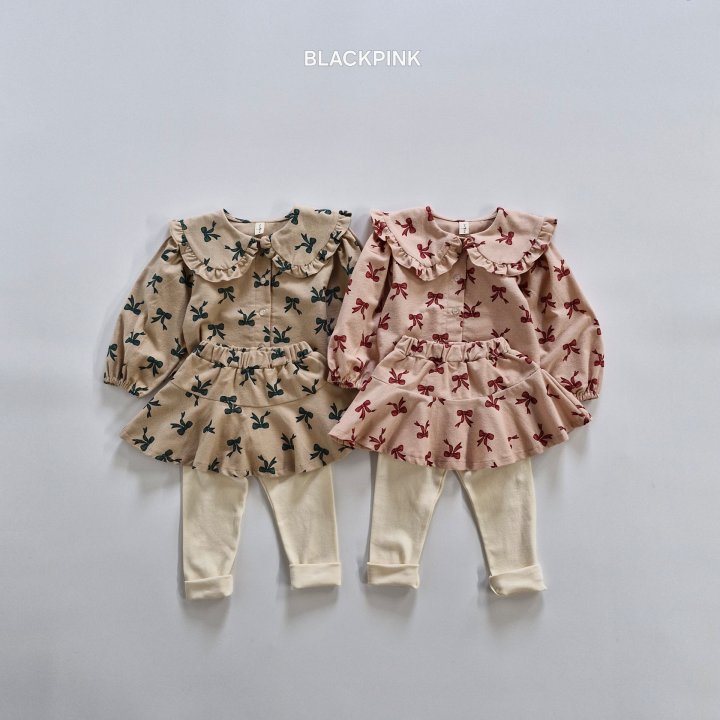 Black Pink - Korean Children Fashion - #kidzfashiontrend - Girl Ribbon Set - 3