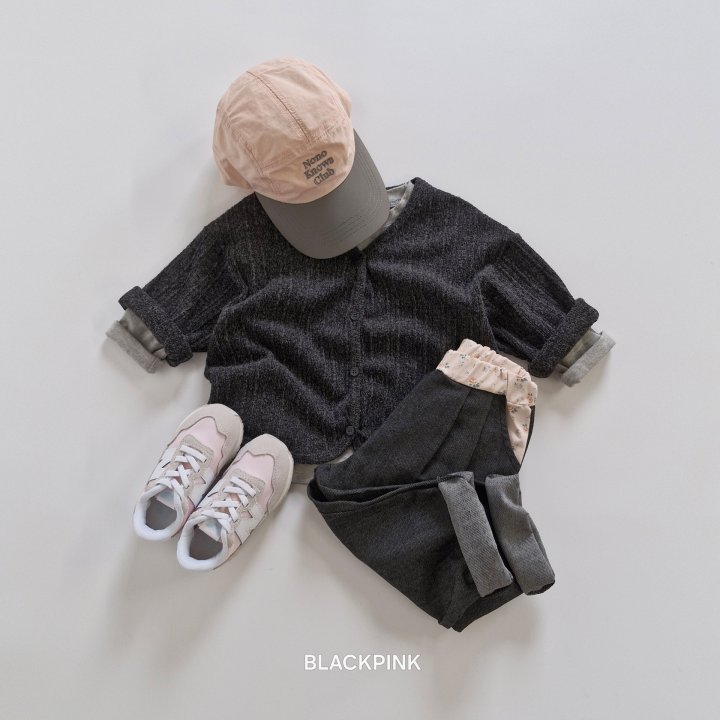 Black Pink - Korean Children Fashion - #kidzfashiontrend - Floral Jeans - 11