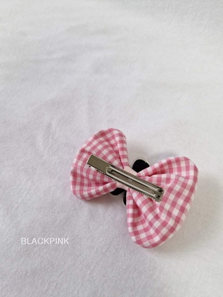 Black Pink - Korean Children Fashion - #kidzfashiontrend - Smile Check Ribbon - 12