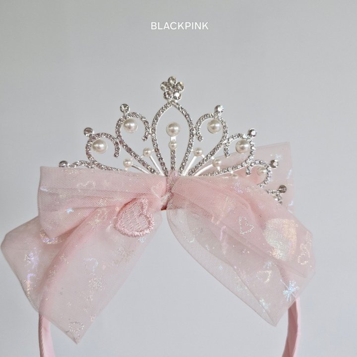 Black Pink - Korean Children Fashion - #kidzfashiontrend - Heart Crown Headband - 8