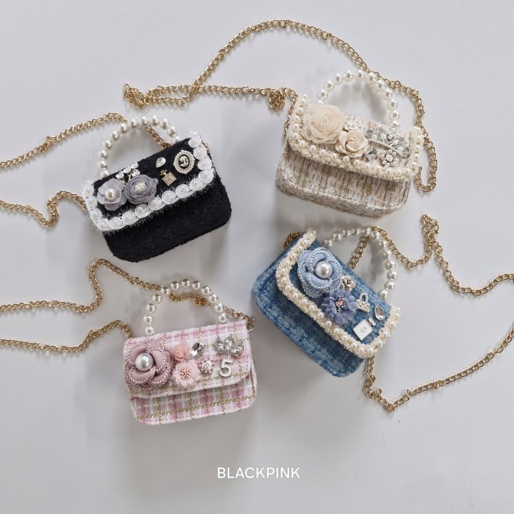 Black Pink - Korean Children Fashion - #kidzfashiontrend - Pearl Cubic Mini Bag
