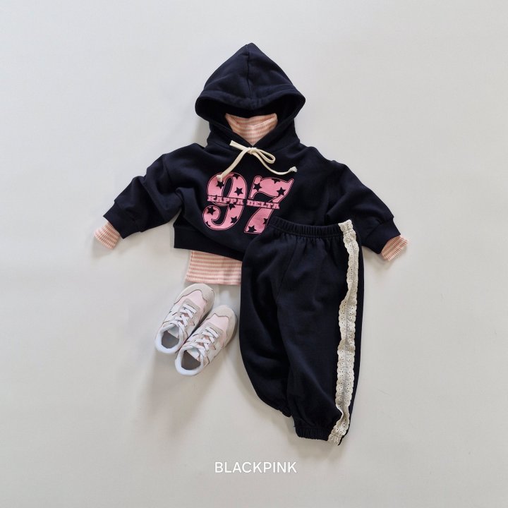 Black Pink - Korean Children Fashion - #kidzfashiontrend - 97 Hoodie Sweatshirt - 10