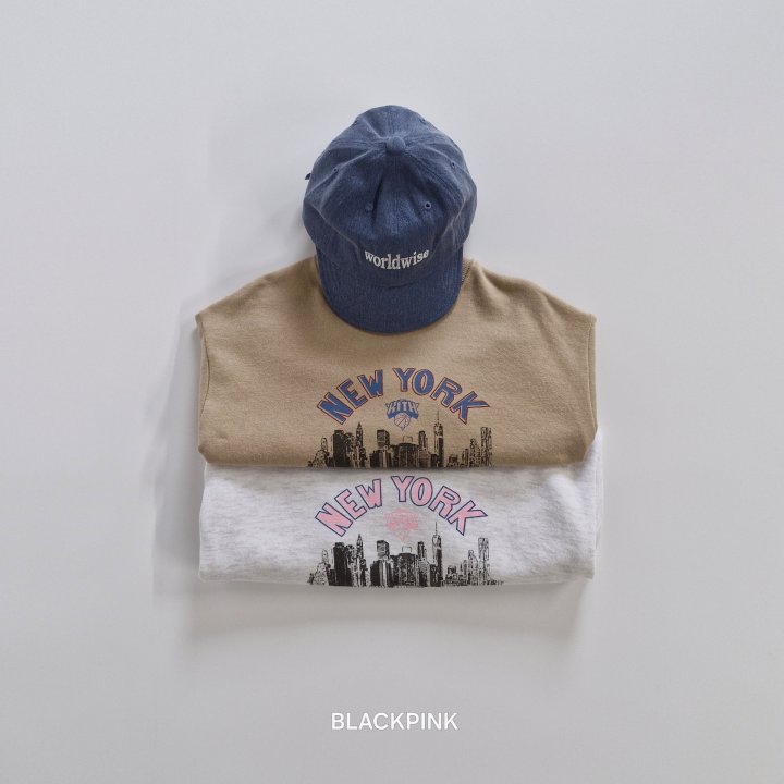 Black Pink - Korean Children Fashion - #kidzfashiontrend - New York Sweatshirt
