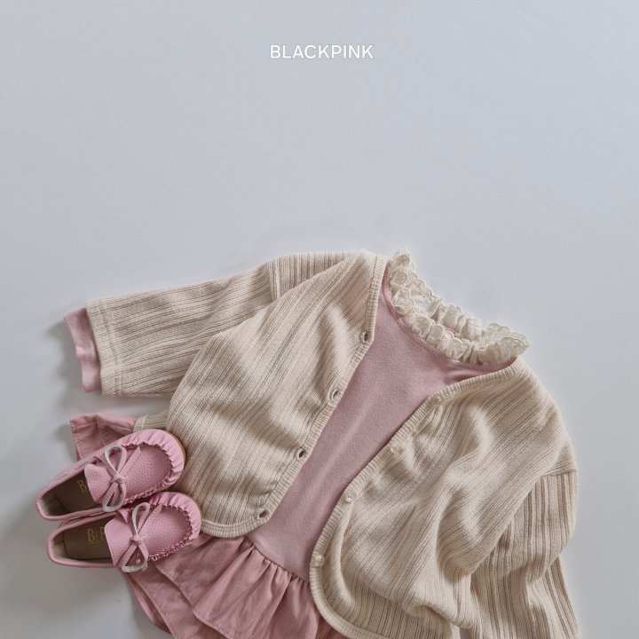 Black Pink - Korean Children Fashion - #littlefashionista - Lace Mini One-piece - 7