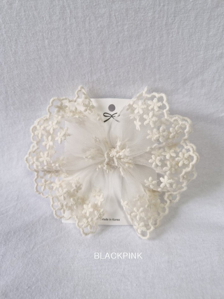 Black Pink - Korean Children Fashion - #littlefashionista - Alyssa Lace Pin