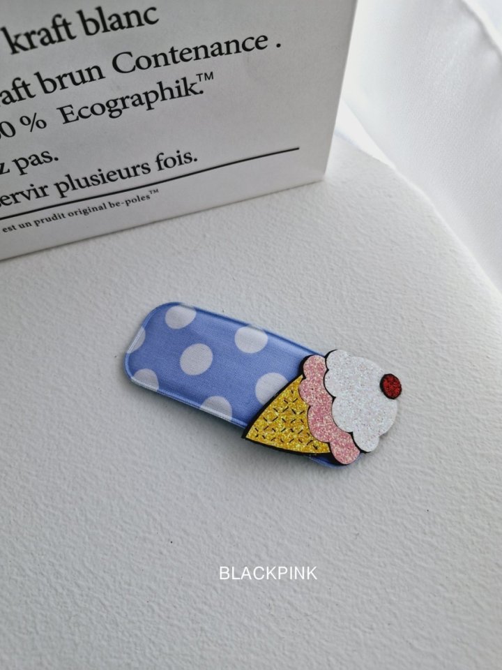 Black Pink - Korean Children Fashion - #littlefashionista - Ice Cream Dot Pin - 7