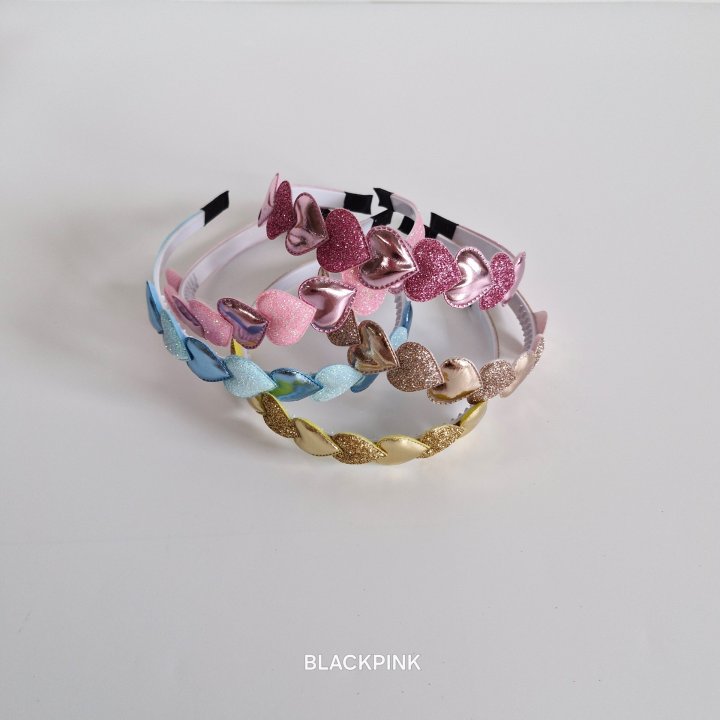 Black Pink - Korean Children Fashion - #Kfashion4kids - Heart Pearl Headband - 4