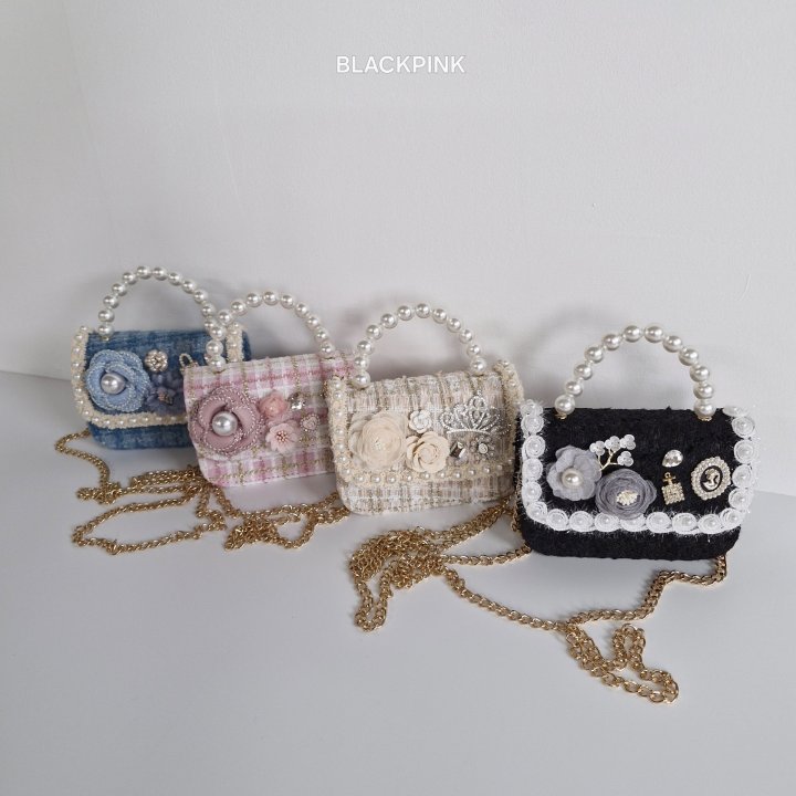 Black Pink - Korean Children Fashion - #littlefashionista - Pearl Cubic Mini Bag - 3