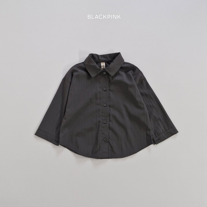 Black Pink - Korean Children Fashion - #littlefashionista - Layered Basic Shirt - 8