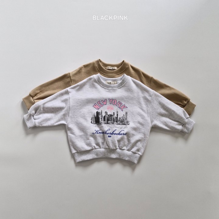 Black Pink - Korean Children Fashion - #littlefashionista - New York Sweatshirt - 3