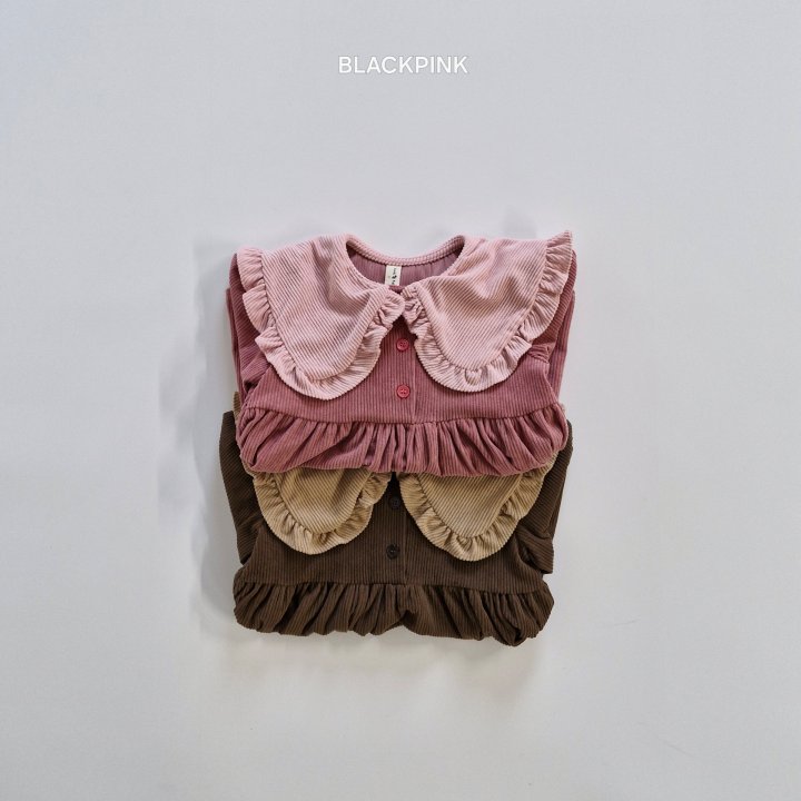 Black Pink - Korean Children Fashion - #magicofchildhood - Jetty Corduroy One-piece - 2
