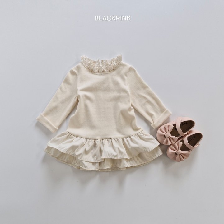 Black Pink - Korean Children Fashion - #magicofchildhood - Lace Mini One-piece - 8