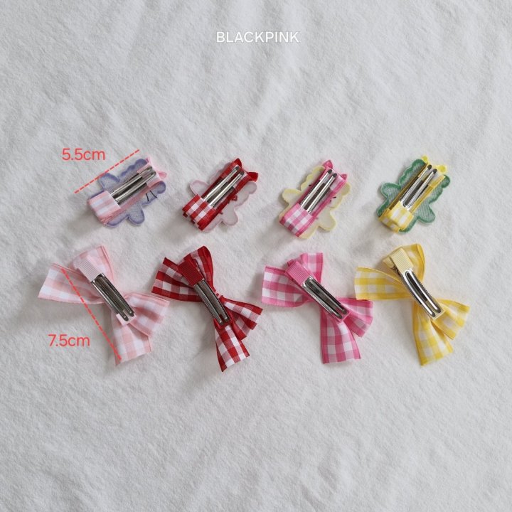 Black Pink - Korean Children Fashion - #magicofchildhood - Teddy Hair Ribbon Set - 10