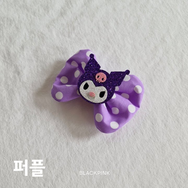 Black Pink - Korean Children Fashion - #littlefashionista - Sanrio Dot Ribbon Pin - 4